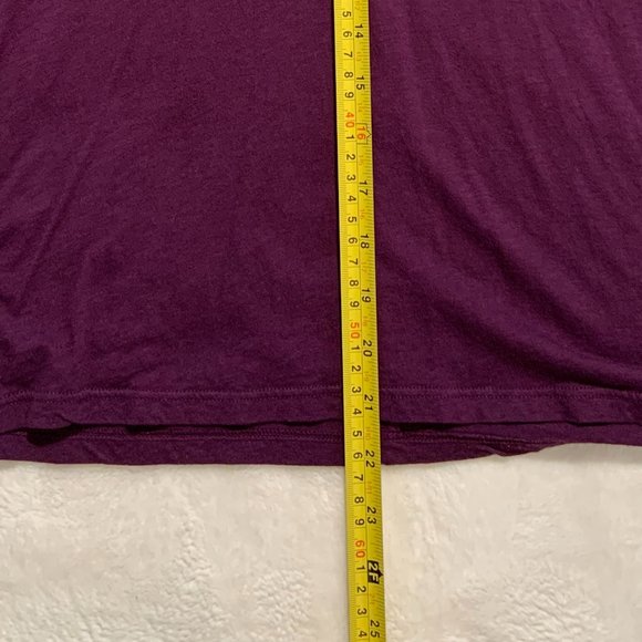 Casual Michael Stars Wine Purple Cowl Neck Lightweight Long Sleeve Top One Size - Picture 4 of 8